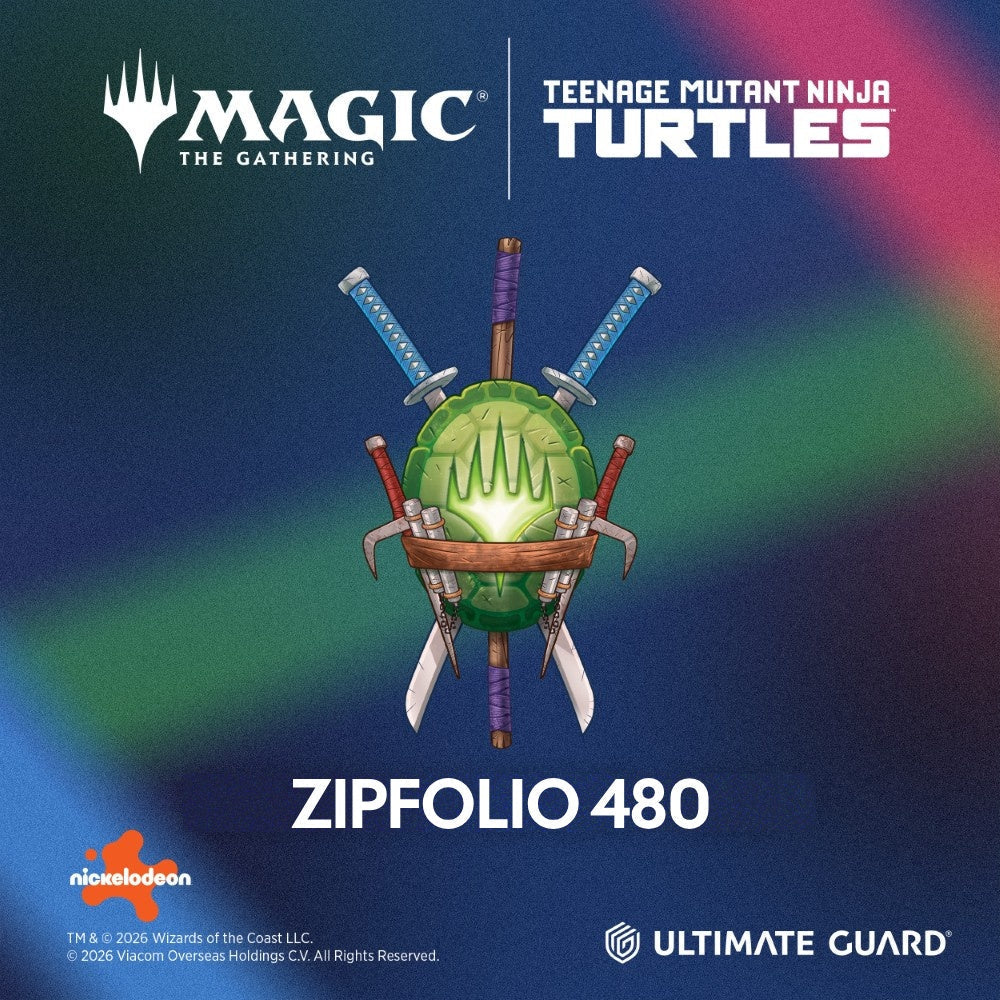 PREORDER Ultimate Guard: Portfolio XenoSkin ZipFolio 480 MTG: TMNT Pizza Box