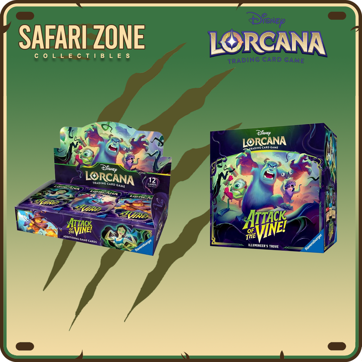 Lorcana TCG: (Set 13) Attack of the Vine Box & Trove Bundle Preorder