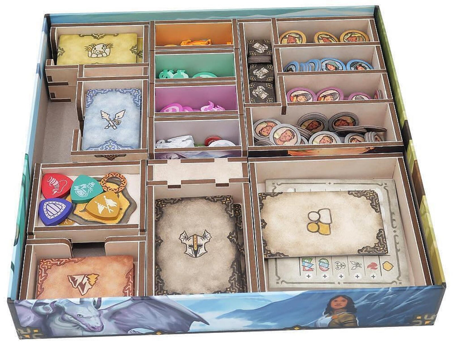 PREORDER Folded Space Colour Game Inserts - Emberheart
