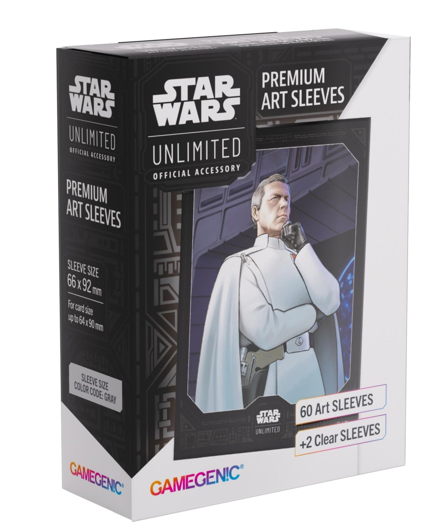 PREORDER Gamegenic Star Wars Unlimited Premium Art Sleeves - Director Krennic (66mm x 92mm) (62 Sleeves Per Pack)
