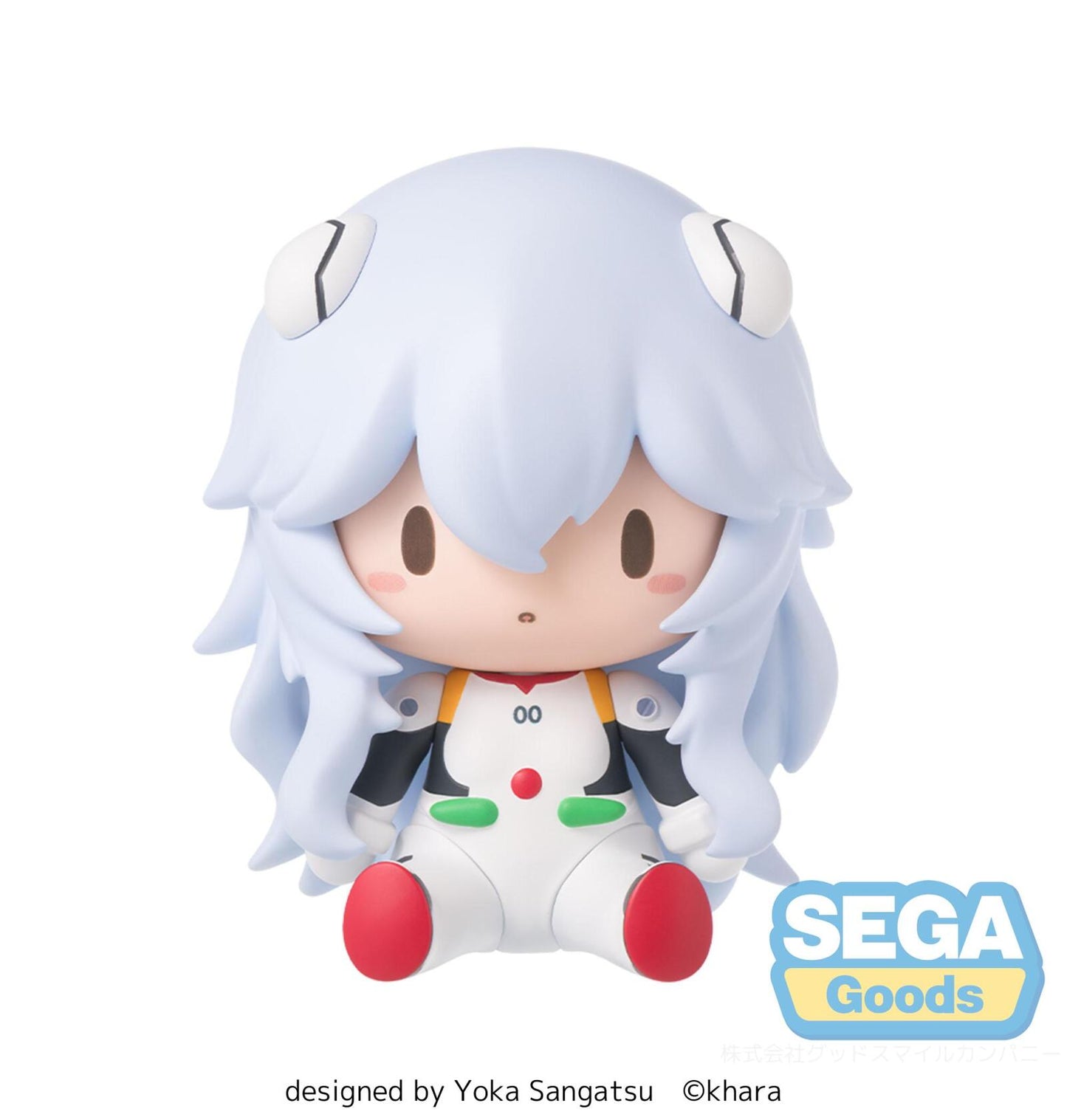 PREORDER Evangelion 3.0+1.0 Thrice Upon a Time Fuwa Petit Chibi Figure Rei Long Hair