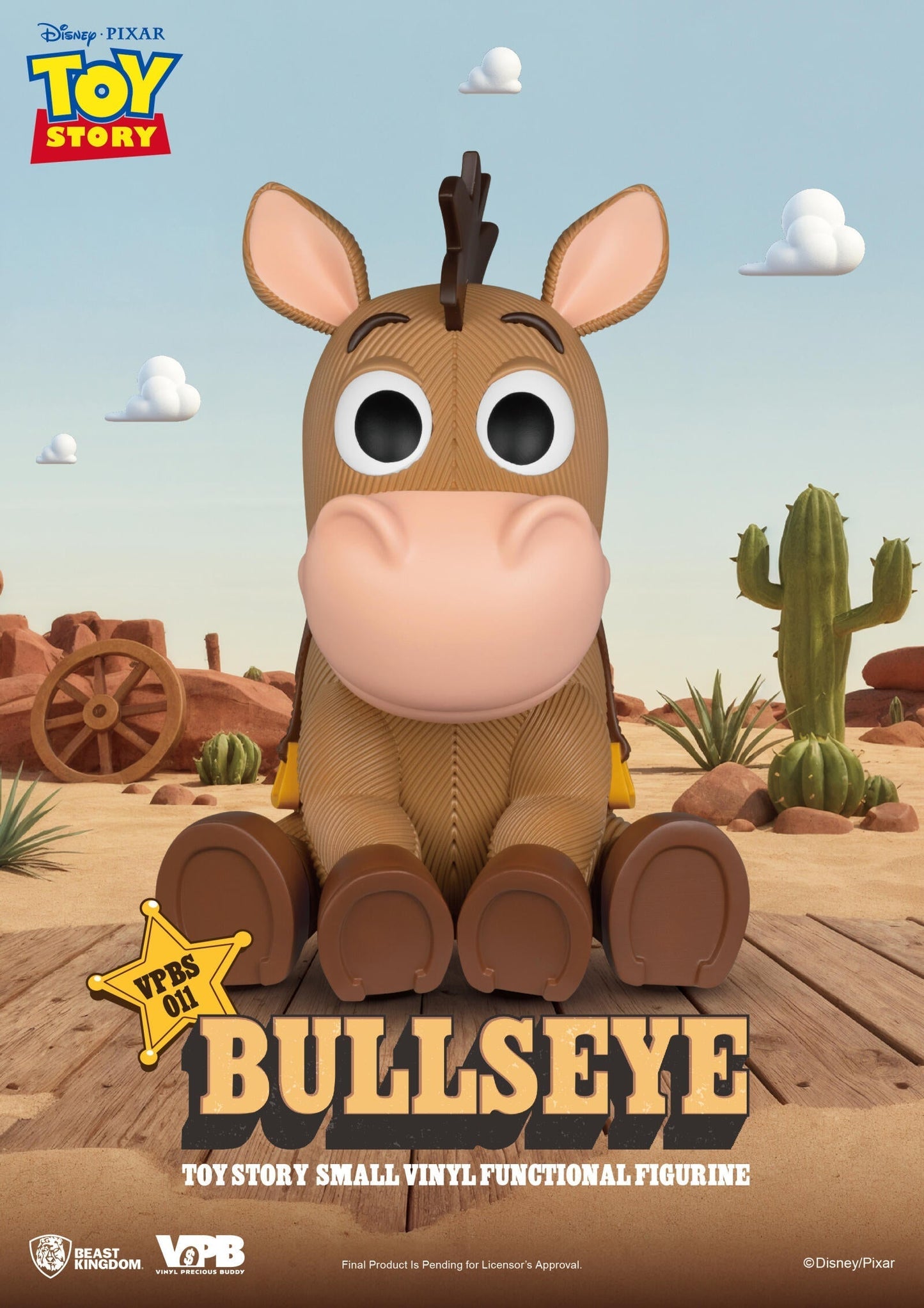 PREORDER Beast Kingdom Piggy Bank Toy Story Small Vinyl Functional Figurine Bullseye