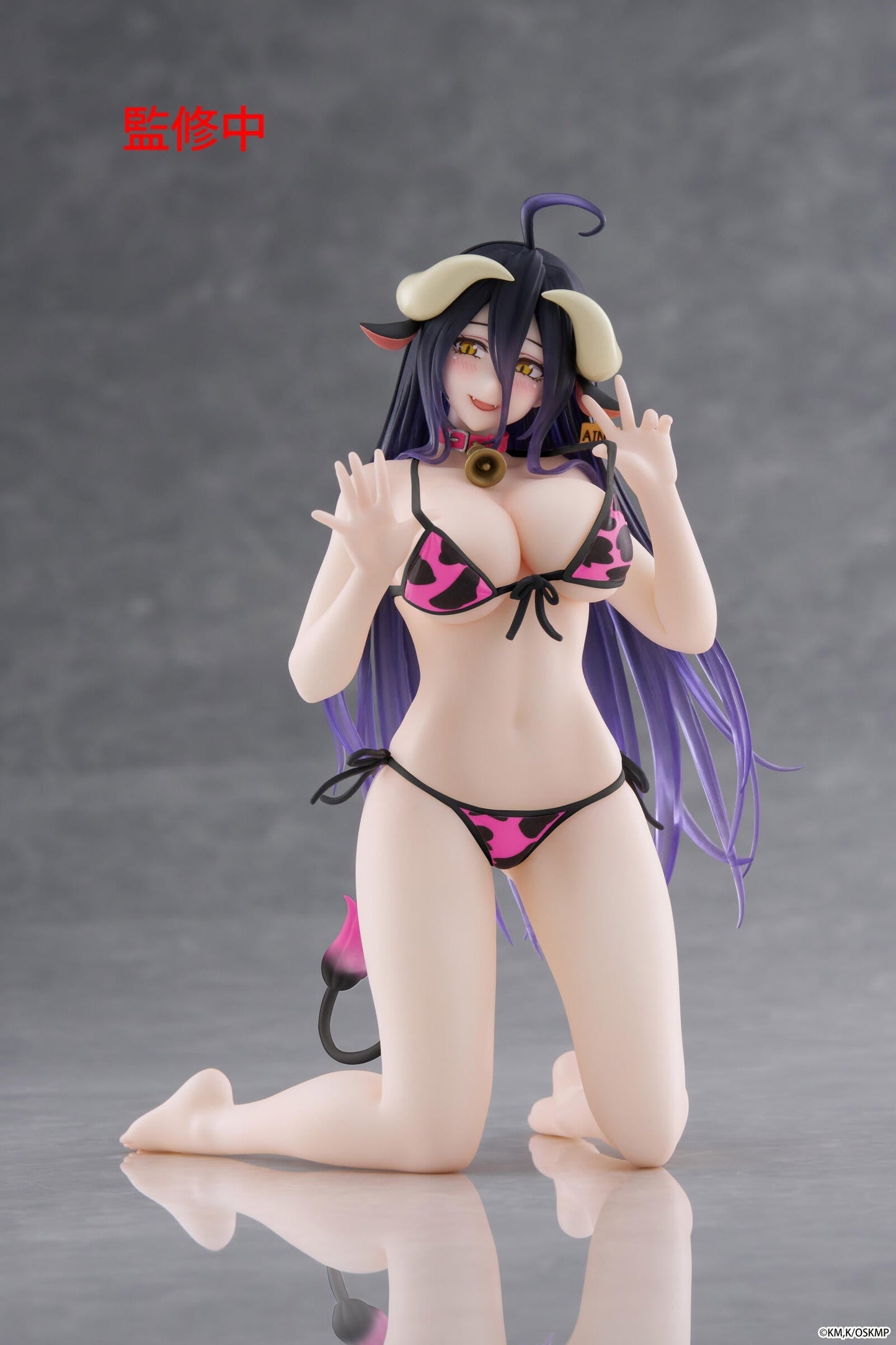 PREORDER Overlord Desktop Cute Figure Albedo (Cow-Print Swimsuit Version) (re-run)
