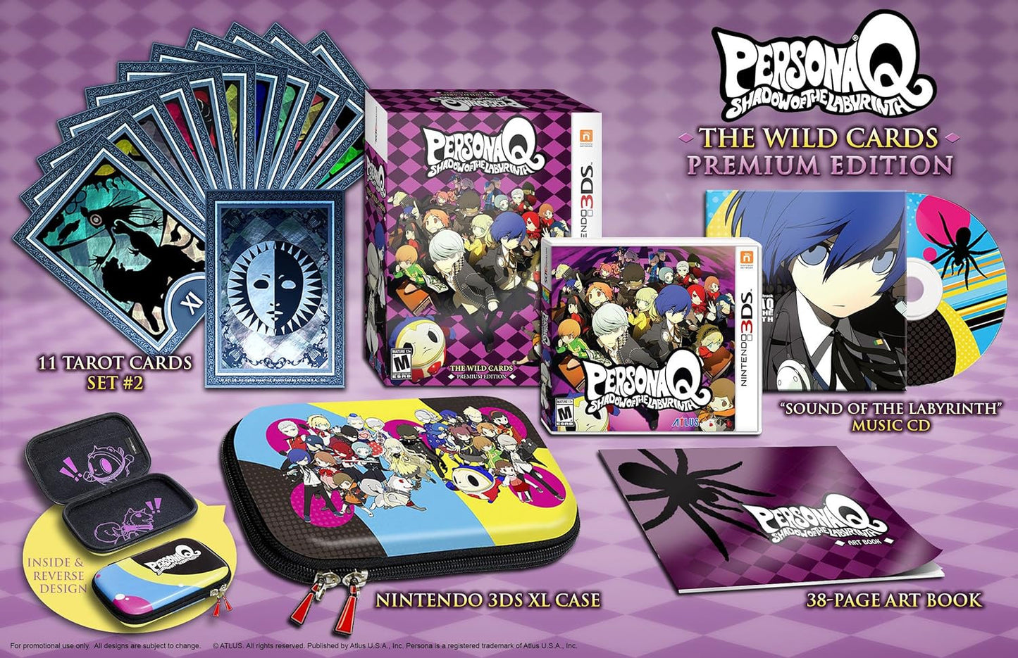 Persona Q: Shadow of the Labyrinth The Wild Cards Premium Edition - 3DS (Pre-owned)
