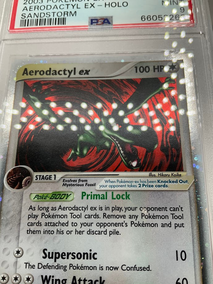 Aerodactyl ex Pokemon Sandstorm Holo #94 PSA 9