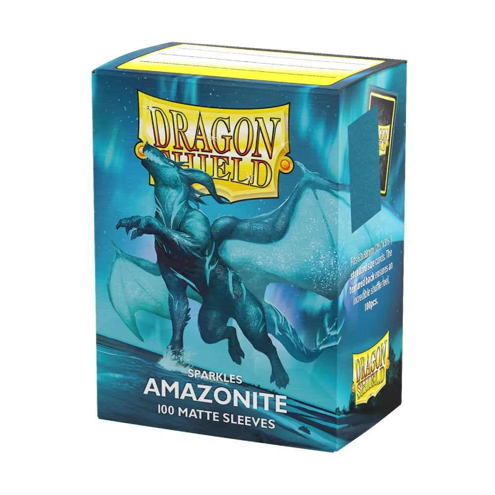 PREORDER Dragon Shield: Sleeves Matte Sparkles: Amazonite