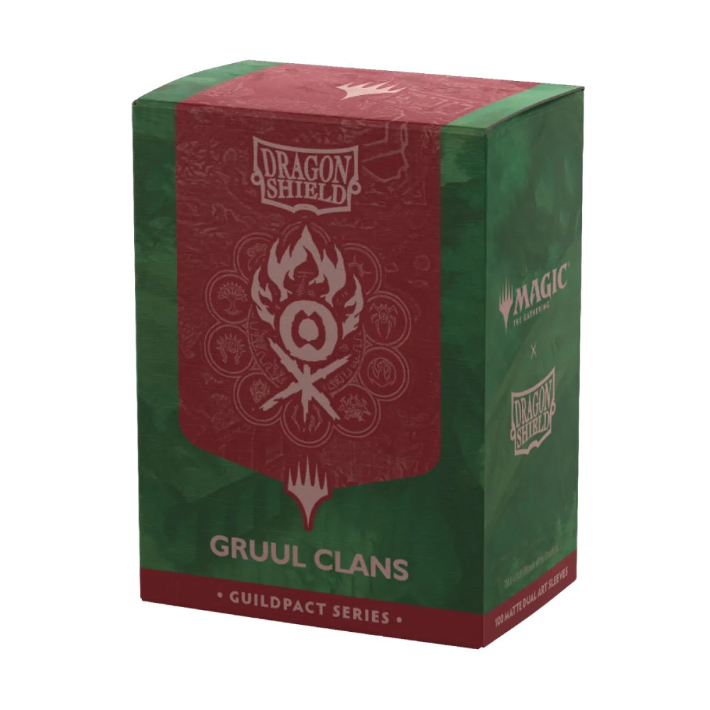 PREORDER Dragon Shield: Sleeves Matte Dual Art MTG Guildpact Series: Gruul Clans