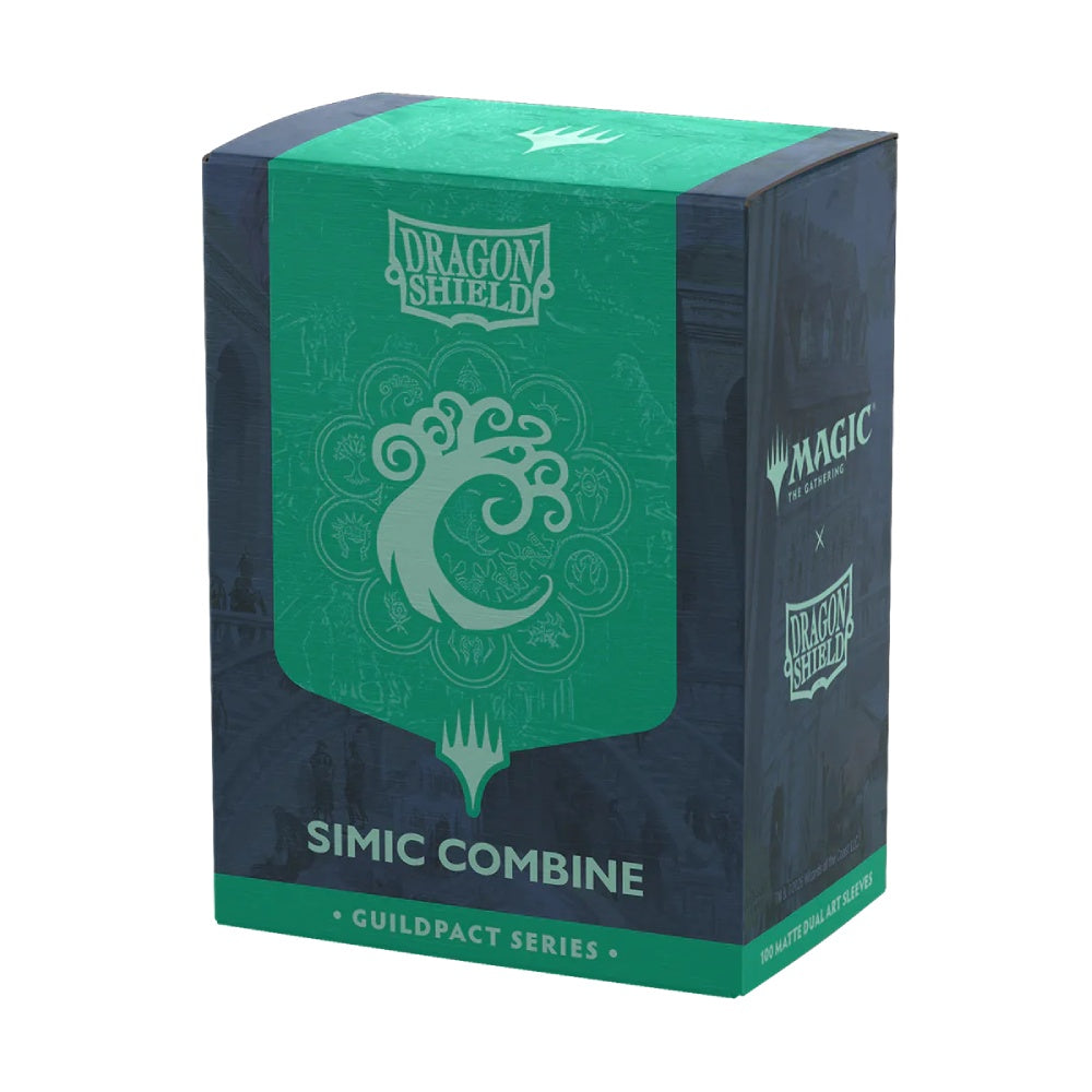 PREORDER Dragon Shield: Sleeves Matte Dual Art MTG Guildpact Series: Simic Combine