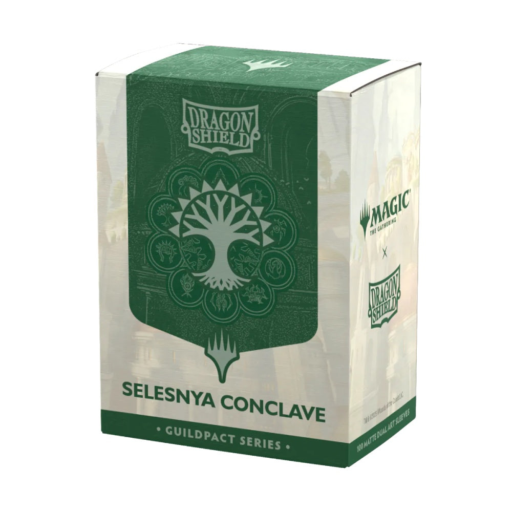 PREORDER Dragon Shield: Sleeves Matte Dual Art MTG Guildpact Series: Selesnya Conclave