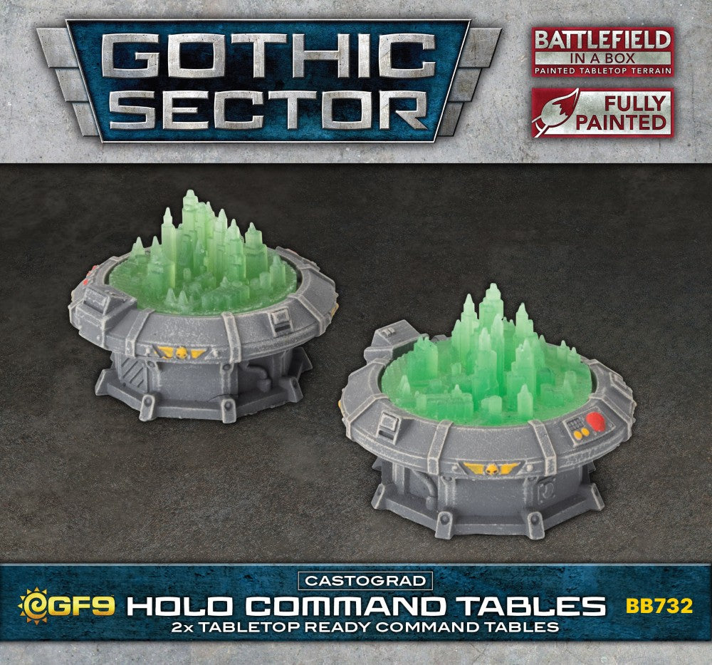 PREORDER Battlefield in a Box: Gothic Sector Castograd Holo Command Table