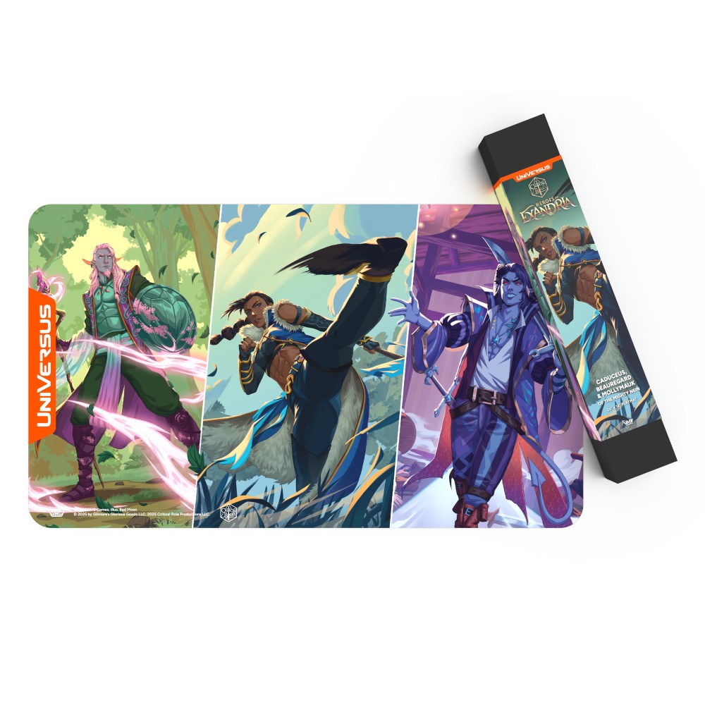 UniVersus Playmat Critical Role: Heroes of Exandria Caduceus Beauregard and Mollymauk