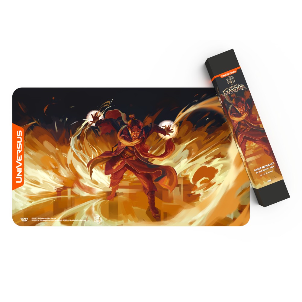 PREORDER UniVersus Playmat Critical Role: Heroes of Exandria Caleb Widogast