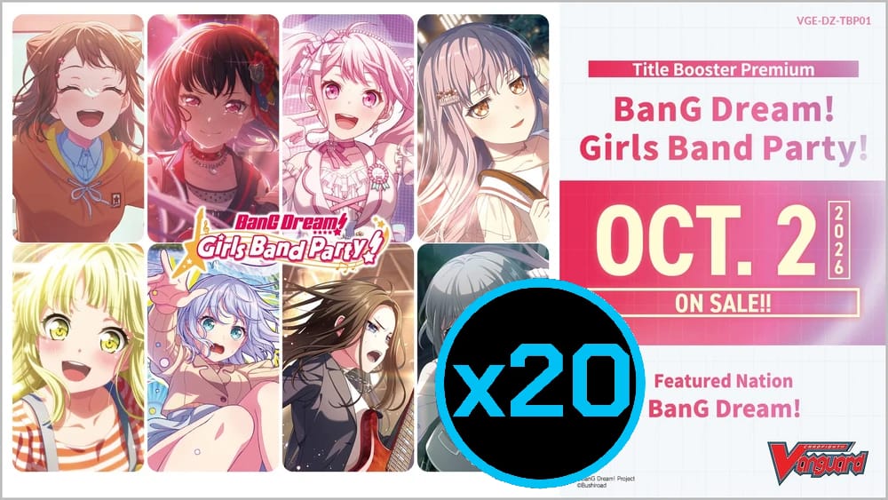 Cardfight!! Vanguard: BanG Dream! Girls Band Party! Display Case (Pre-Order)