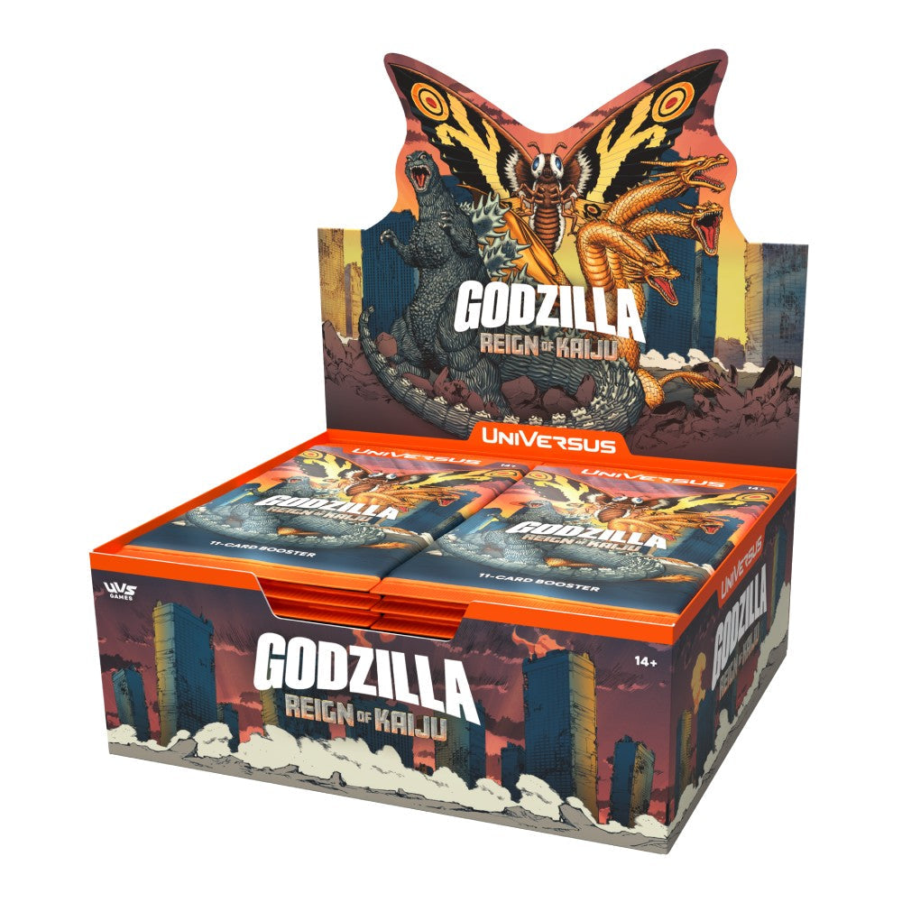 PREORDER UniVersus: Booster Box Godzilla: Reign of Kaiju