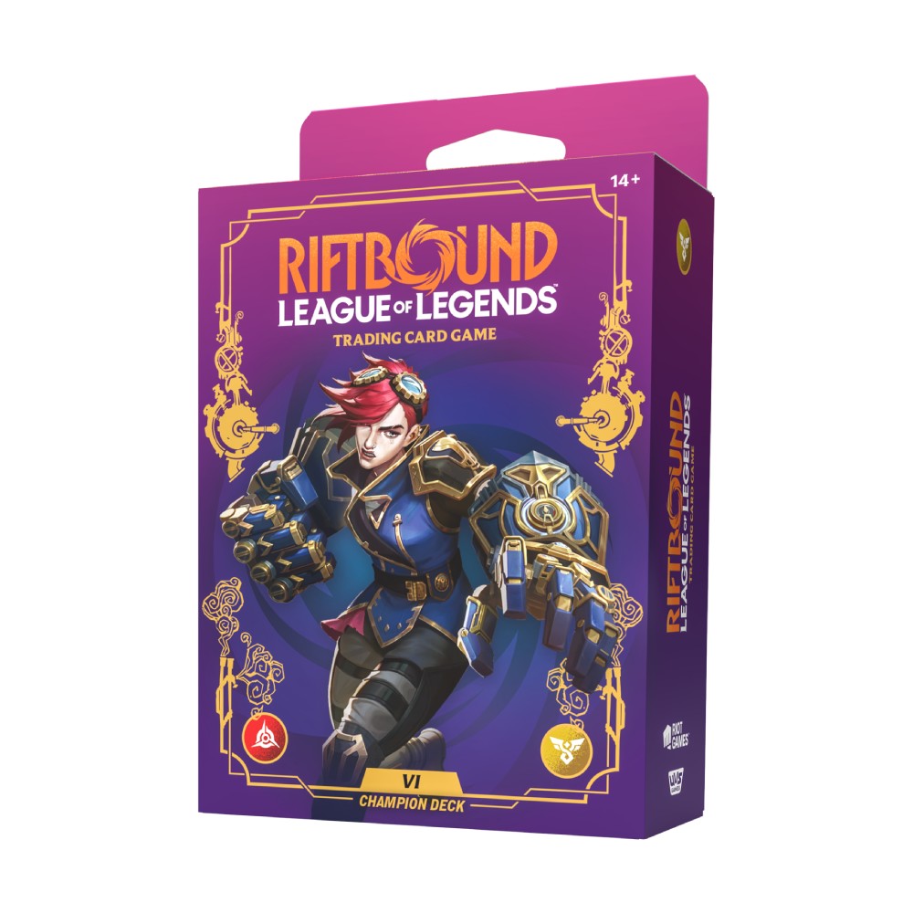 PREORDER Riftbound: League of Legends TCG Champion Deck Display Unleashed: Vi