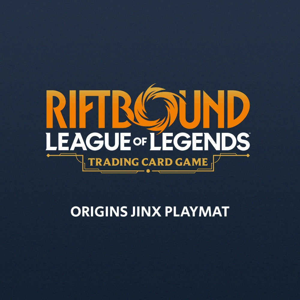 PREORDER Riftbound: League of Legends TCG ? Playmat ? Set One: Origins ? Jinx