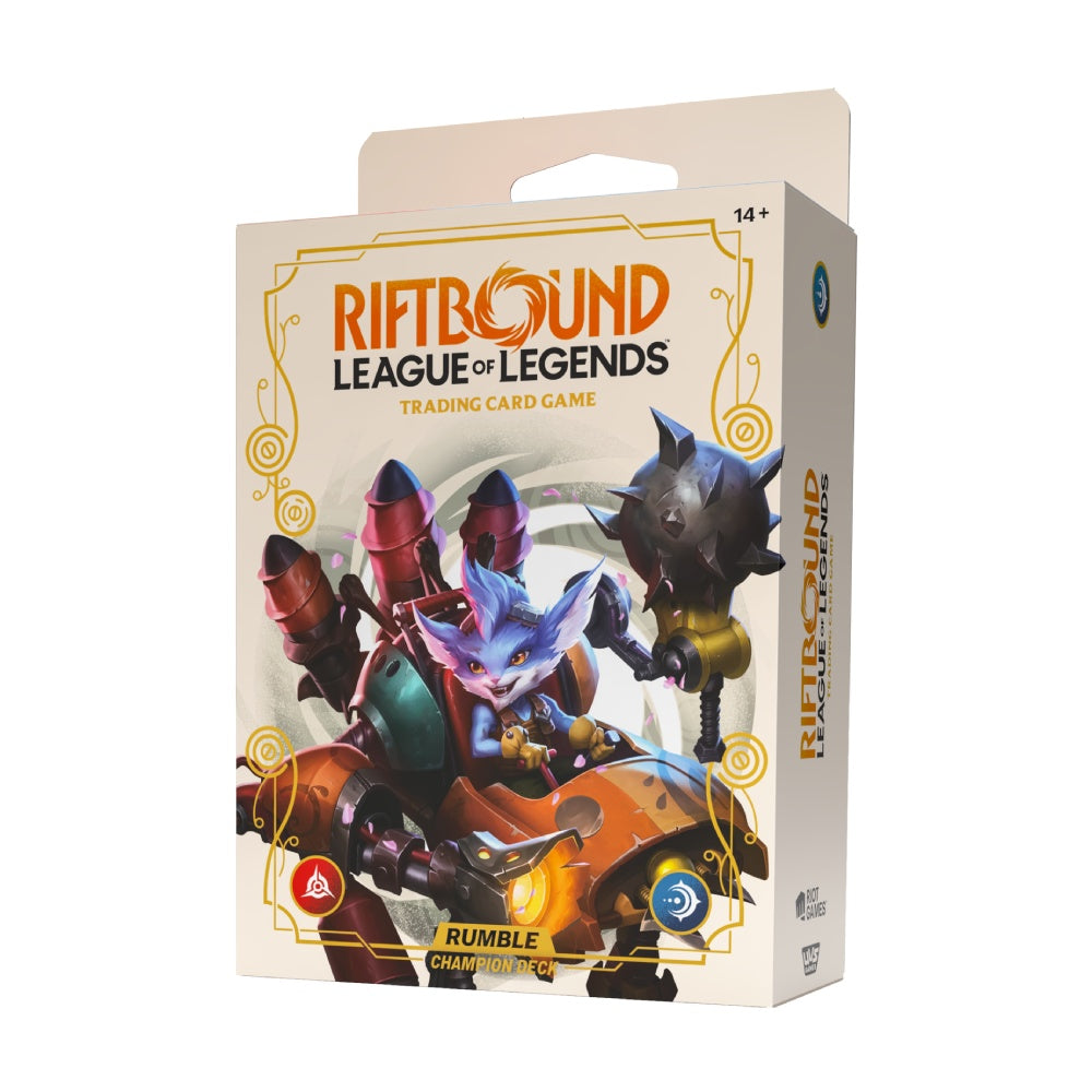 PREORDER Riftbound: League of Legends TCG Champion Deck Display Spiritforged: Rumble