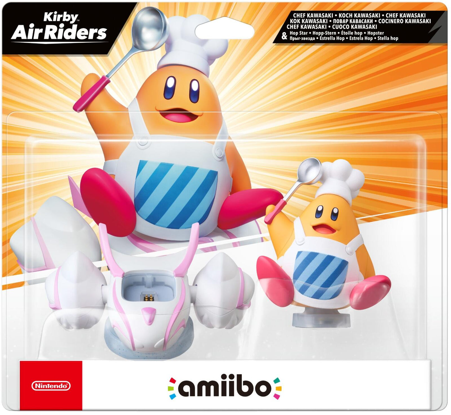 PREORDER SWI amiibo Kirby Air Riders - Chef Kawasaki & Hop Star