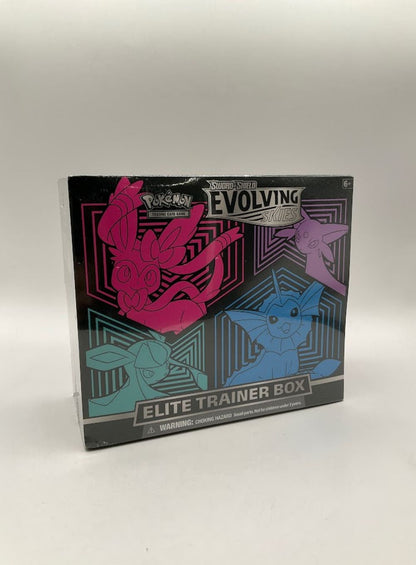 Pokemon: Sword & Shield Evolving Skies Elite Trainer Box [Glaceon/Vaporeon/Sylveon/Espeon] #3 *See Picture for Condition*