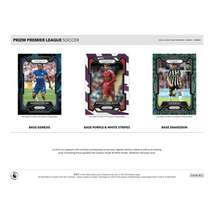 2023/24 Panini Prizm EPL Soccer Hobby 12 Box Case