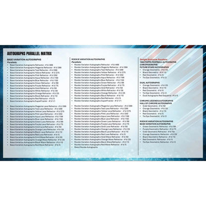 2025 Topps Chrome Football Jumbo Box