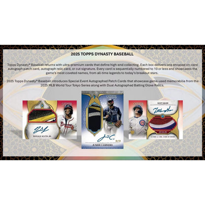 2025 Topps Dynasty Baseball Hobby 5-Box Case