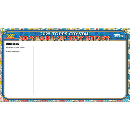 2025 Topps Pixar Crystal 30 Years of Toy Story Hobby Box