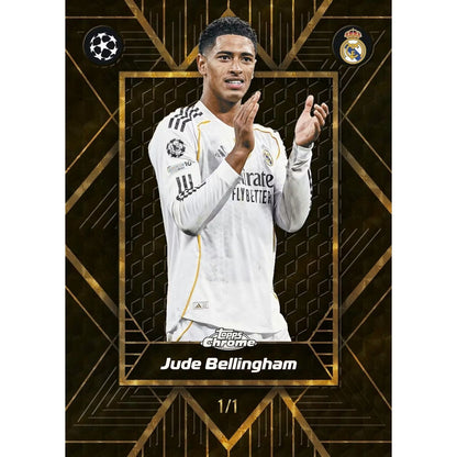 2025-26 Topps Chrome UEFA Club Competitions Soccer Breaker’s Delight 6-Box Case