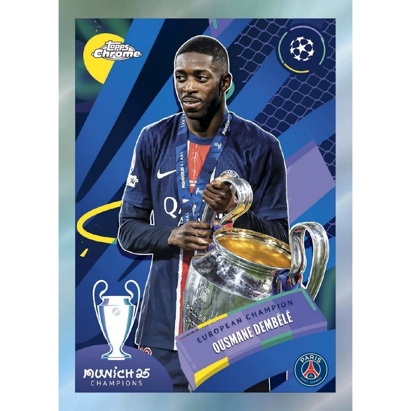 2025-26 Topps Chrome UEFA Club Competitions Soccer Breaker’s Delight 6-Box Case