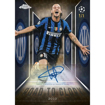 2025-26 Topps Chrome UEFA Club Competitions Soccer Breaker’s Delight 6-Box Case