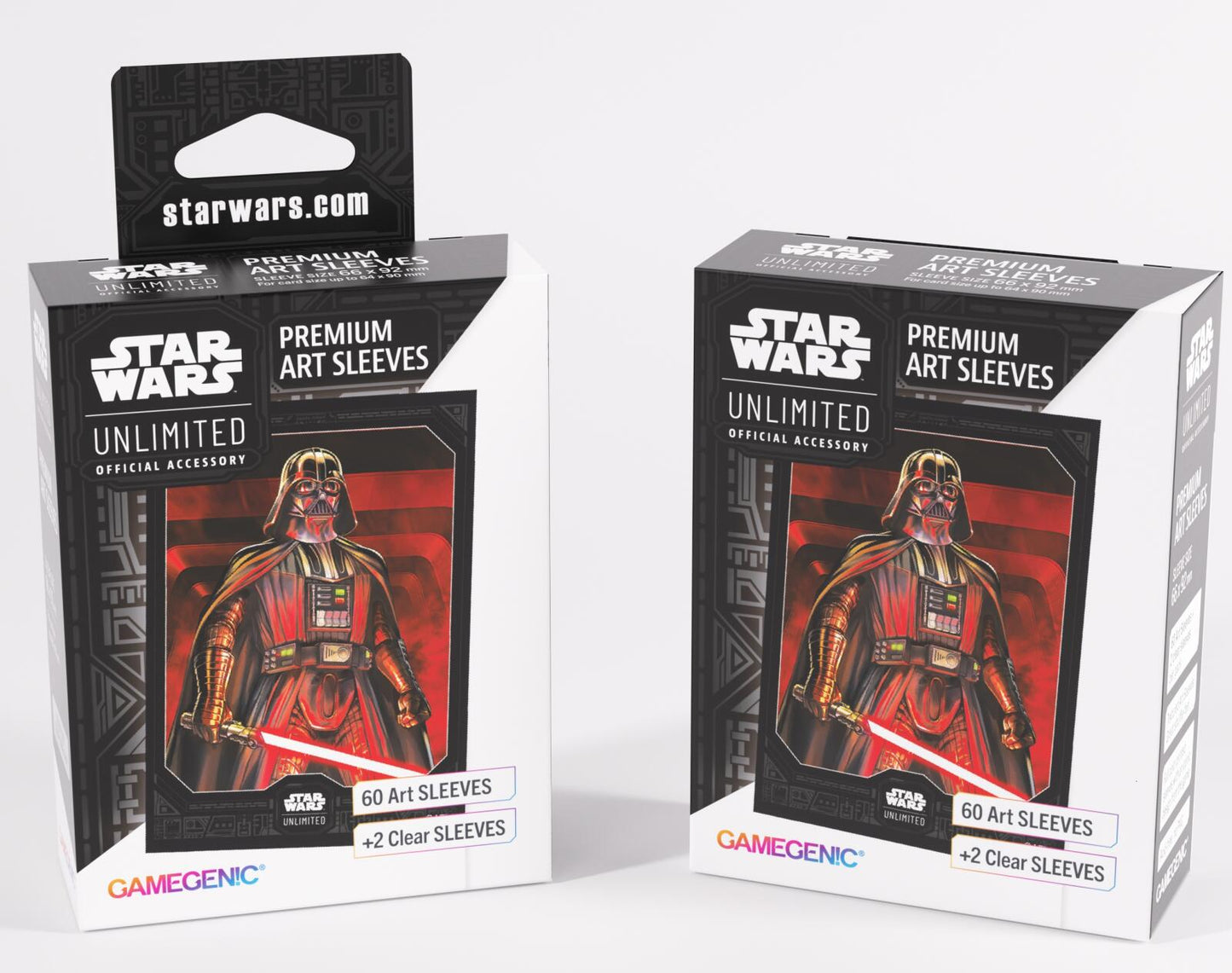 PREORDER Gamegenic Star Wars Unlimited Premium Art Sleeves - Darth Vader Unstoppable (66mm x 92mm) (62 Sleeves Per Pack)