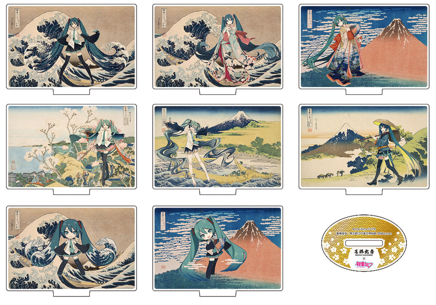 PREORDER Katsushika Hokusai x Hatune Miku Acrylic Stand