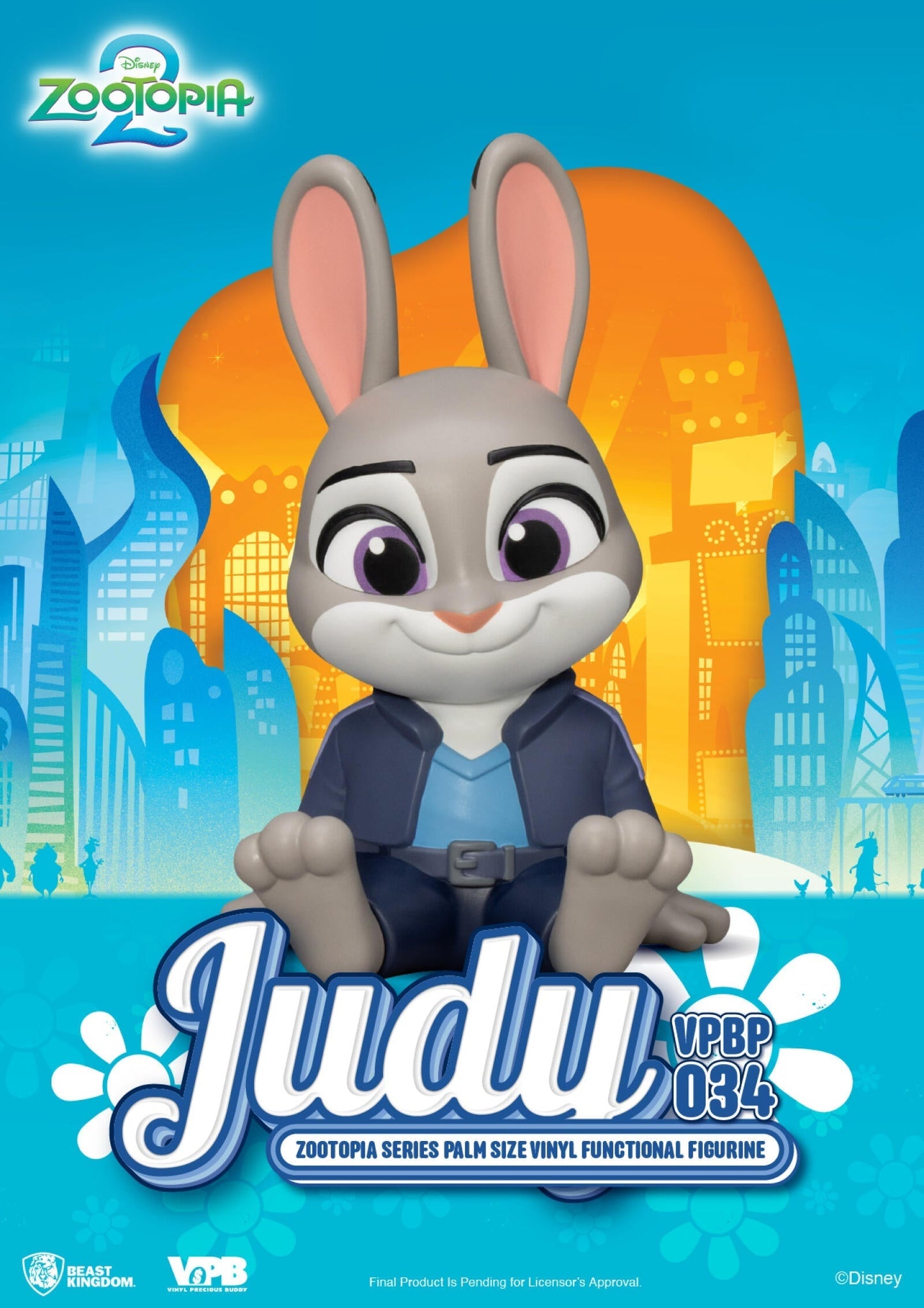 PREORDER Beast Kingdom Piggy Bank Zootopia Series Palm Size Vinyl Functional Figurine Judy