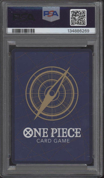 Buggy One Piece Card Game OP09 Wanted Alternate Art #051 PSA 10
