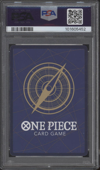 Monkey D Luffy One Piece Card Game OP08 Treasure Rare #109 PSA 10 #3