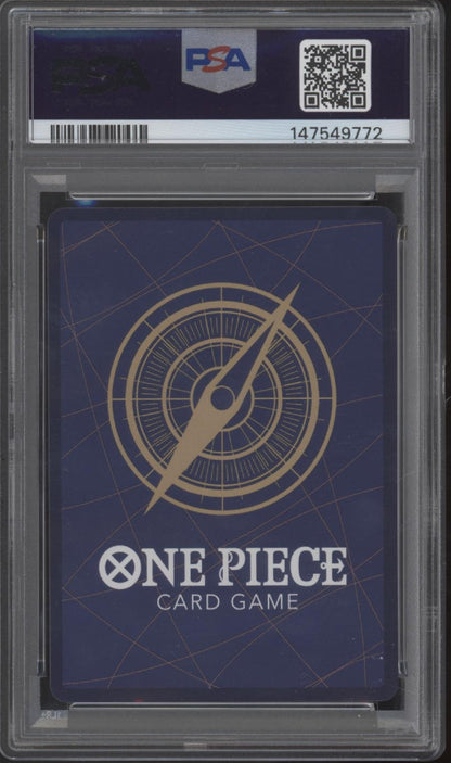 Shanks One Piece Card Game OP11 Special Alternate Art #004 PSA 10
