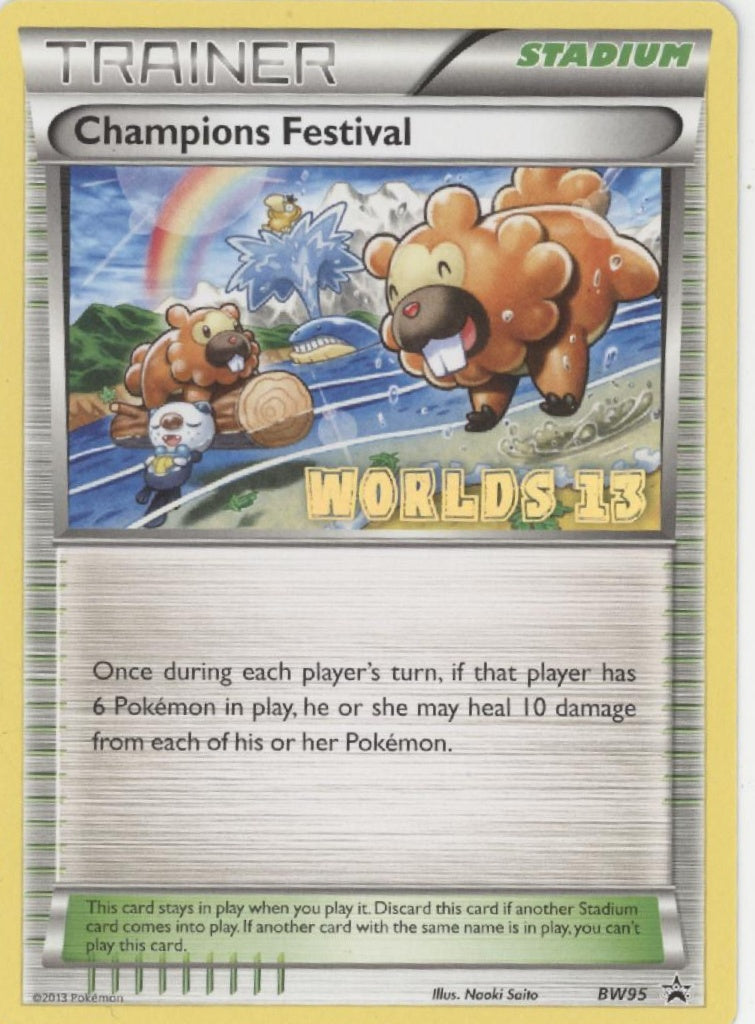 Champions Festival Pokemon Worlds 13 Promo #BW95