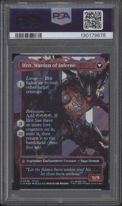 Clive, Ifrit's Dominant MTG Final Fantasy Character Borderless Surge Foil PSA 10