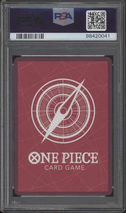 Monkey D Luffy One Piece Card Game PSA Magazine Exclusive Promo #060 PSA 10