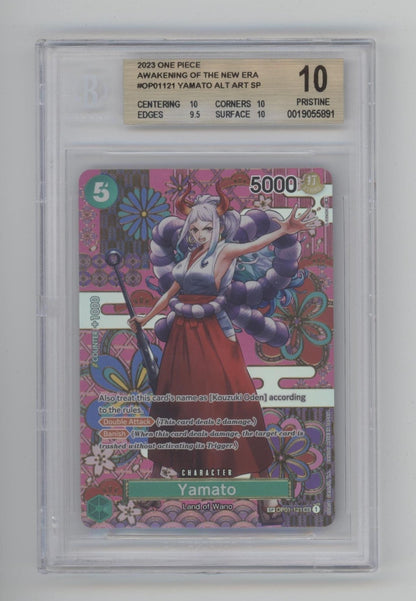 Yamato One Piece Awakening of the New Era Alternate Art Beckett 10 Pristine