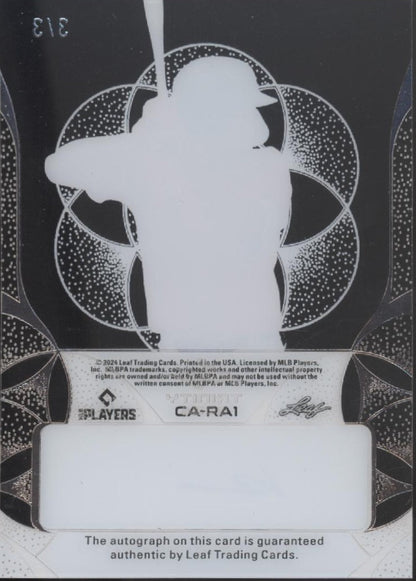 Roman Anthony 2024 Leaf Trinity Clear Auto 3/3 #CA-RA1
