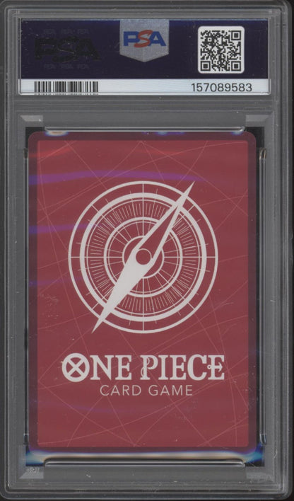 Edward Newgate Pokemon OP02 Alternate Art #001 PSA 10