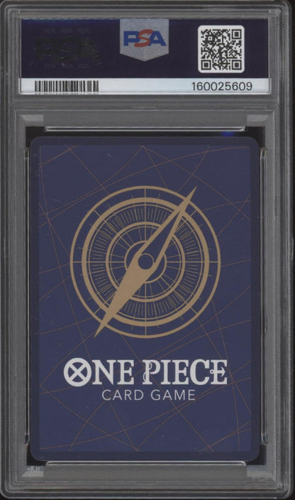 Buggy One Piece Card Game OP14-EB04 3rd Anniversary Gold #051 PSA 10