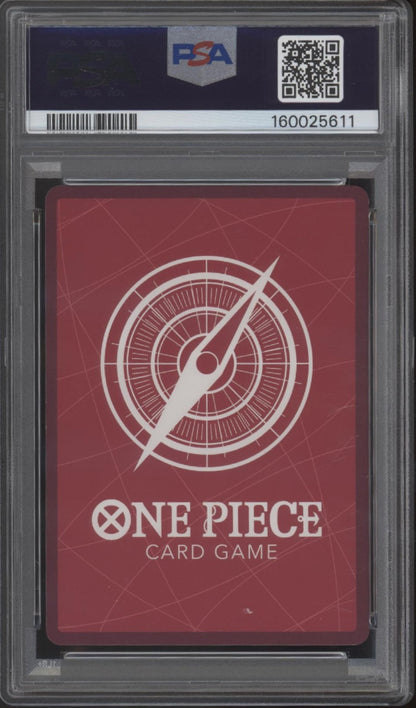 Monkey D Luffy One Piece Card Game OP01 Alternate Art #003 PSA 9