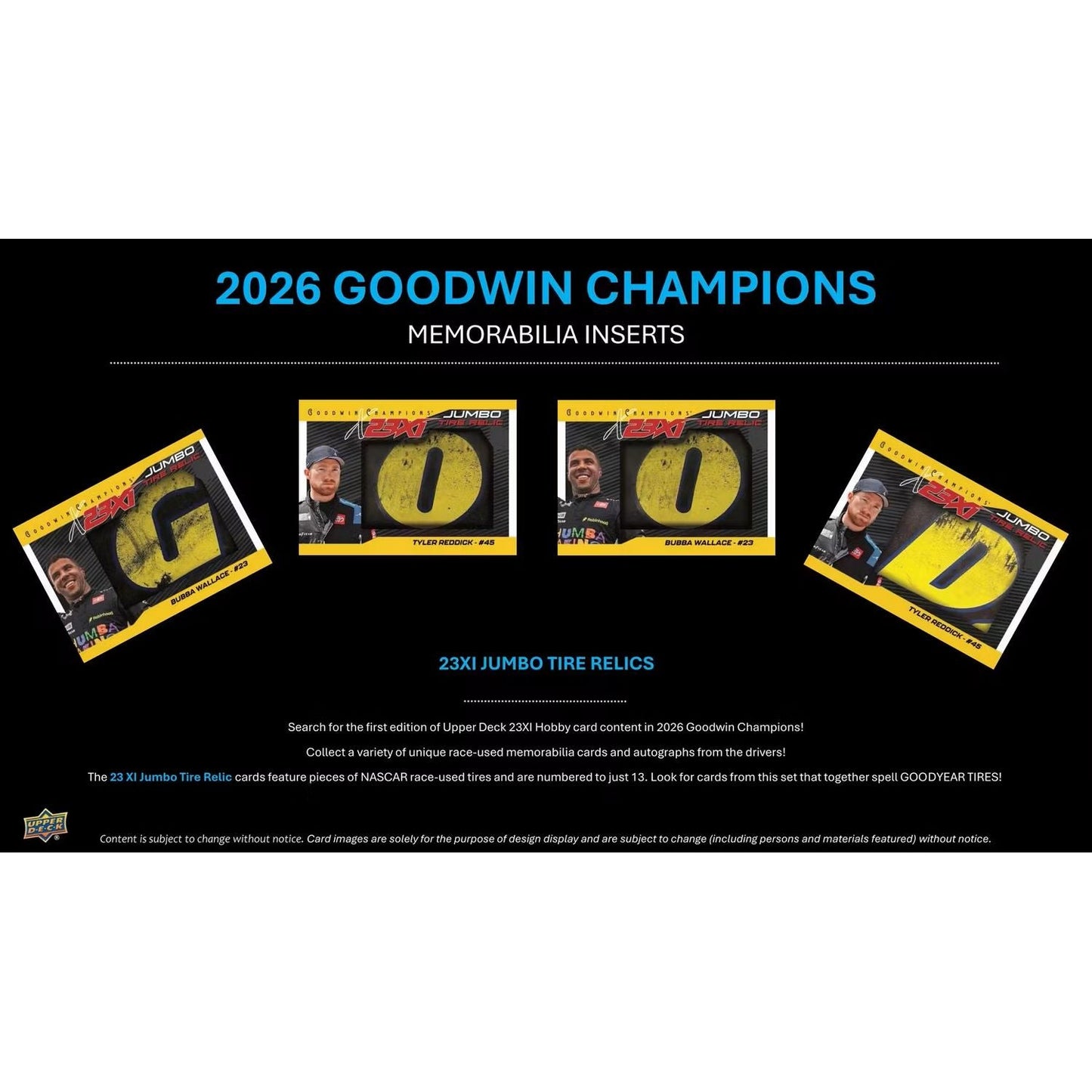 2026 Upper Deck Goodwin Champions Hobby Box *Contact Us To Order*
