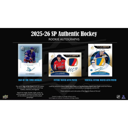 2025-26 Upper Deck SP Authentic Hockey Hobby Box *Contact Us To Order*