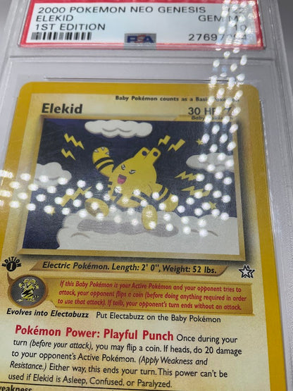 Elekid Pokemon Neo Genesis 1st Edition #22 PSA 10