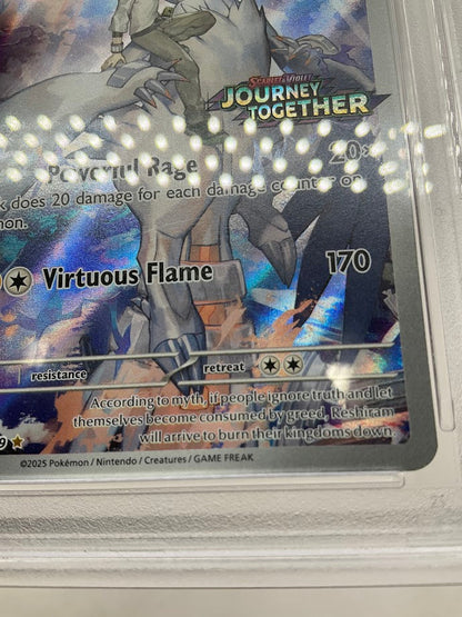 N's Reshiram Pokemon Journey Together Enhanced Topper #167 PSA 9