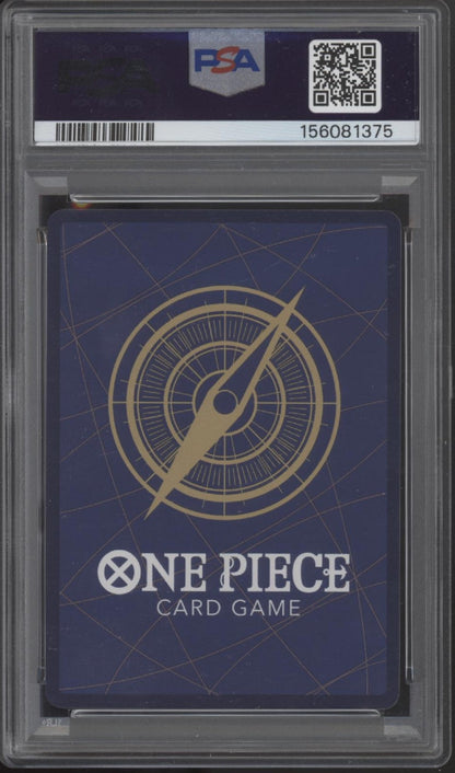 The Five Elders One Piece OP13 Special Alternate Art 3 PSA 10's, 2 PSA 9's Sequential Set of 5