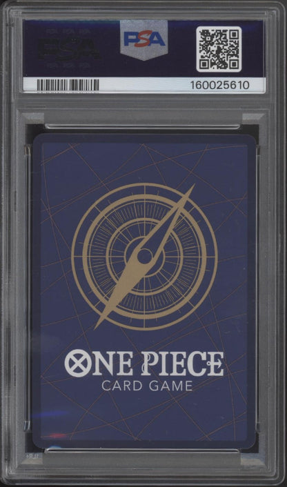 Shanks One Piece Card Game OP13 3rd Anniversary Gold #004 PSA 10